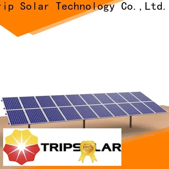 TripSolar ground mount solar racking systems company 1