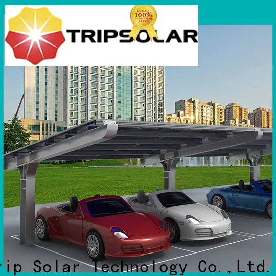 TripSolar Latest commercial solar carports manufacturers 1