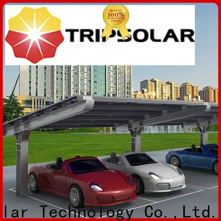 Custom residential solar carport for business 1
