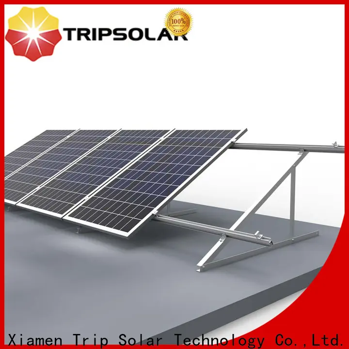 TripSolar Custom roof solar panel mounting system for business 1