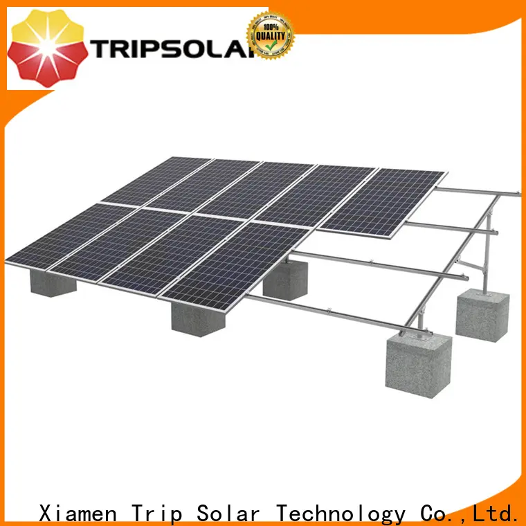 TripSolar solar panels on ground company 1