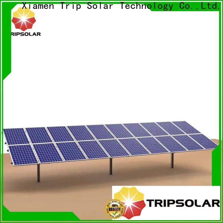 TripSolar ground mount solar array company 1