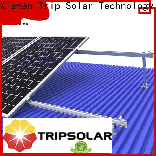 TripSolar solar flat roof mounting system factory 1