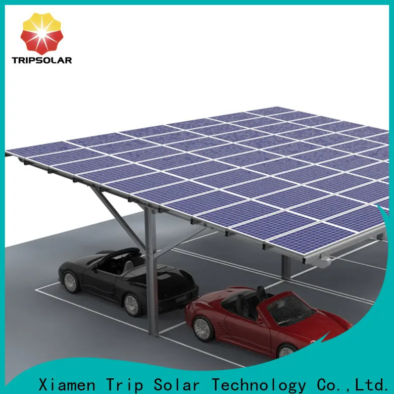 TripSolar New solar carport structure factory 1
