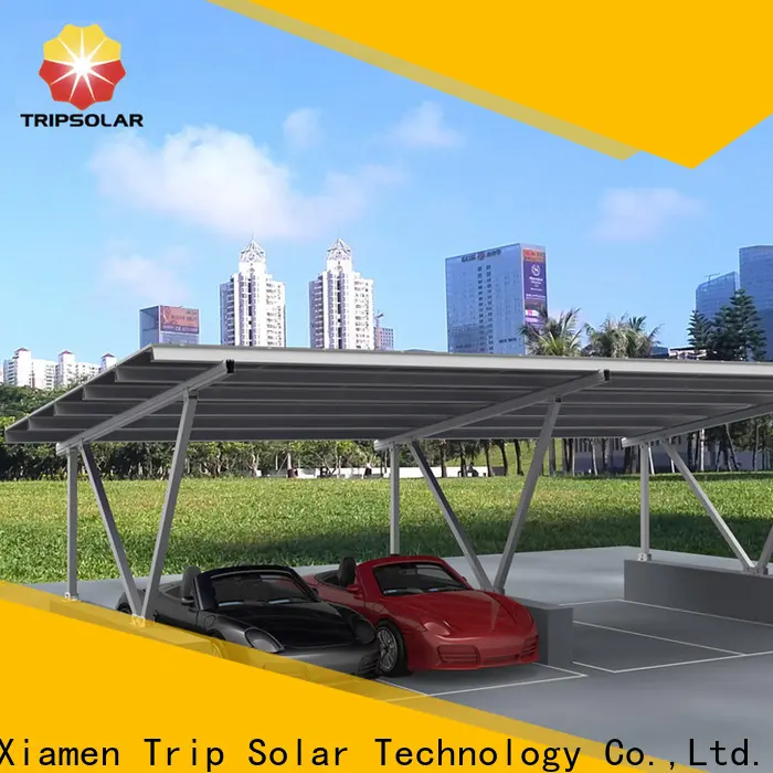 TripSolar High-quality solar carport frame Suppliers 1