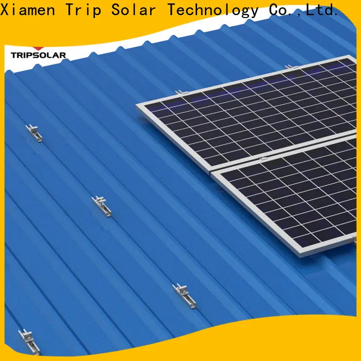 TripSolar solar panel mounting brackets for metal roof Supply 1