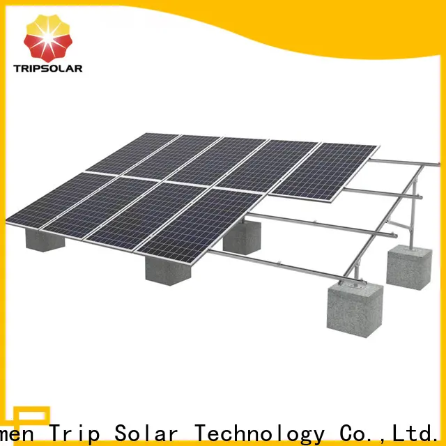 TripSolar New ballasted ground mount solar racking Suppliers 1