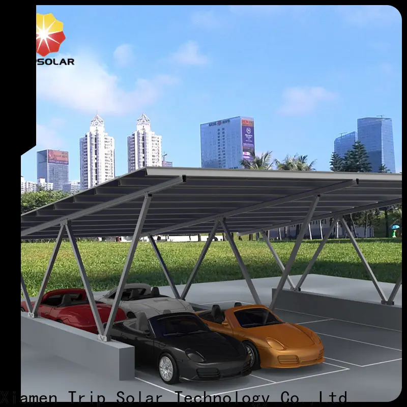 TripSolar Latest solar car parking factory 1