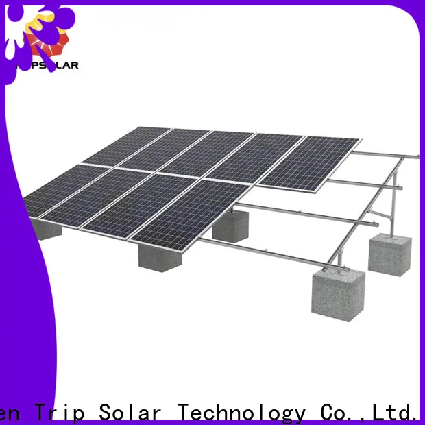 TripSolar Custom solar ground mount system for business 1