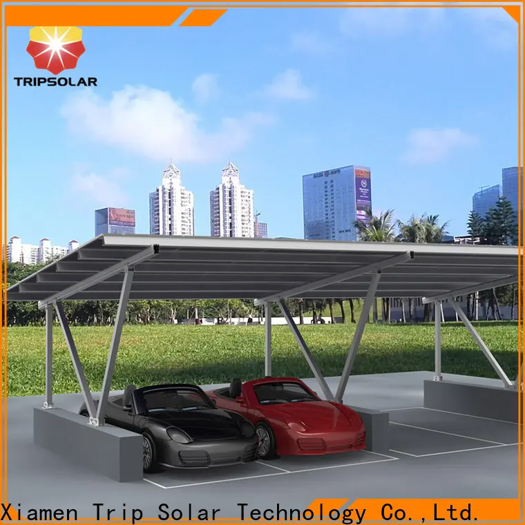 TripSolar solar carport kit for business 1