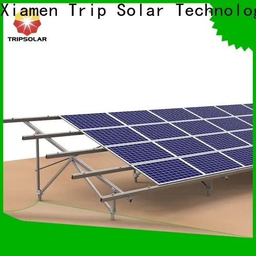 TripSolar Custom ground solar mounting for business 1