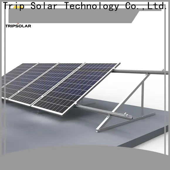 TripSolar New solar panel flat roof mounting kits manufacturers 1
