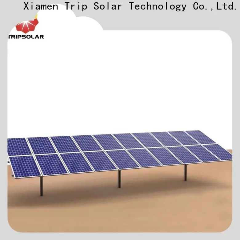 TripSolar Top solar ground racking system manufacturers 1