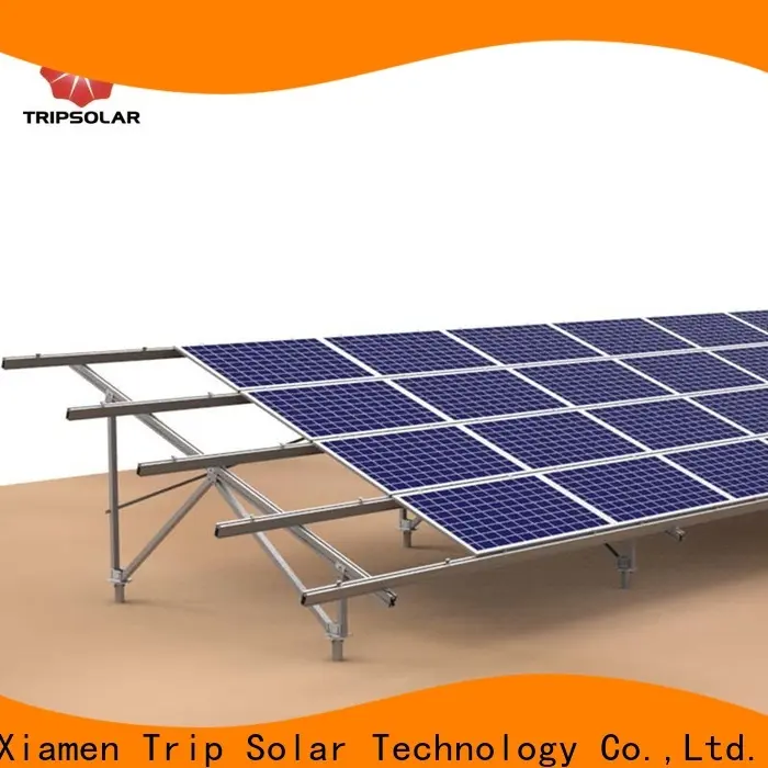 TripSolar Custom adjustable ground mount solar rack Suppliers 1