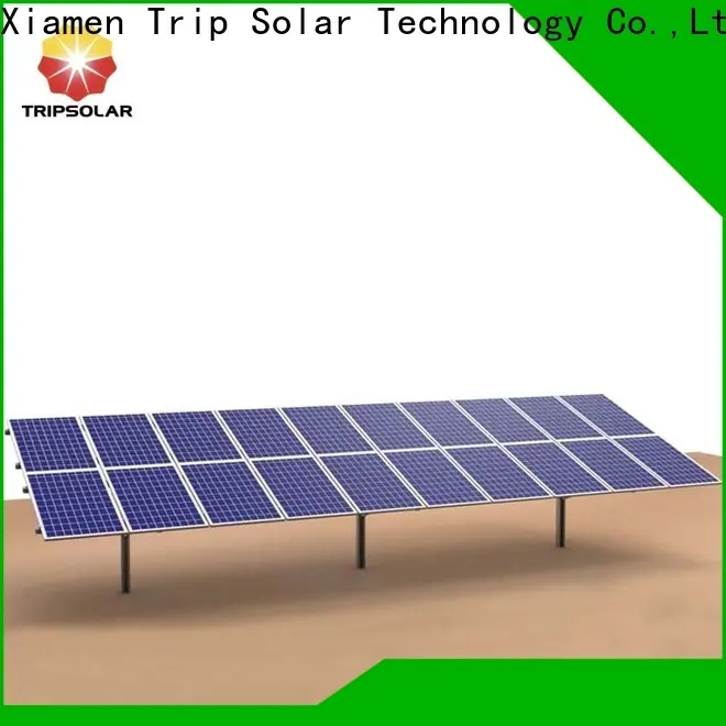 TripSolar ground mount solar racking systems manufacturers 1
