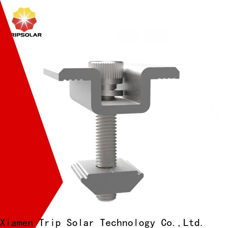 TripSolar frameless solar panel mounting clamps Supply 1