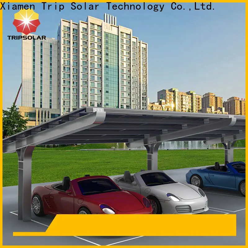 TripSolar solar panel carport for business 1