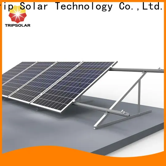 TripSolar solar panel flat roof mounting frame Supply 1