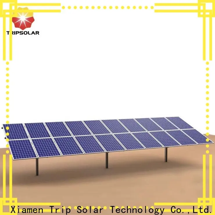TripSolar ballasted ground mount solar racking Supply 1