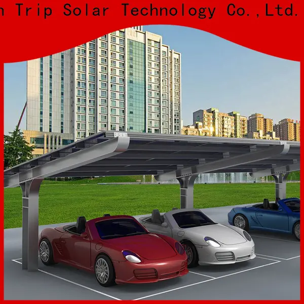 TripSolar solar panel carport roof for business 1