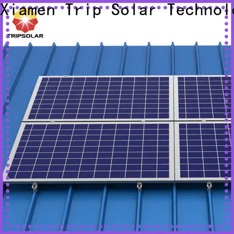 TripSolar metal roof solar panel mount manufacturers 1