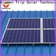 TripSolar metal roof solar panel mount manufacturers 1