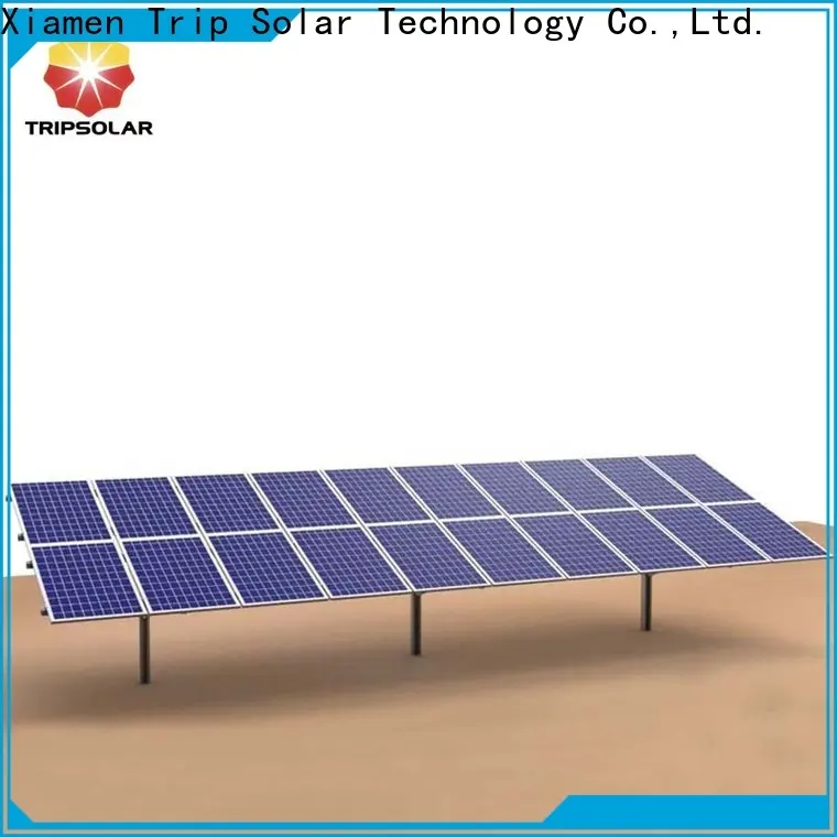 TripSolar solar ground mount system for business 1