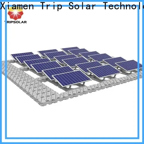 TripSolar floating solar structure factory 1