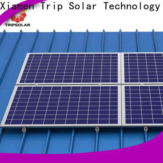 TripSolar High-quality solar panel flat roof mounting frame factory 1