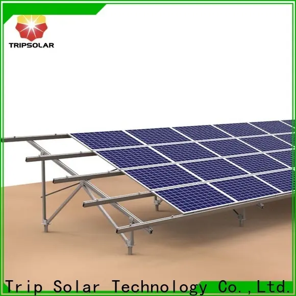 TripSolar High-quality ground mount solar racking for business 1