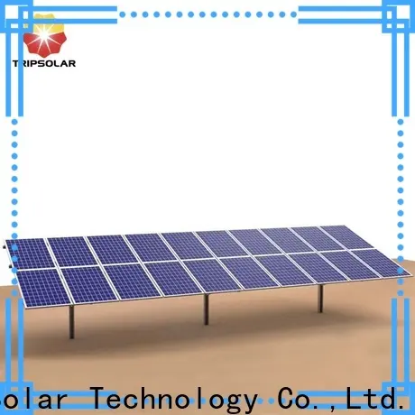 TripSolar solar ground racking system factory 1