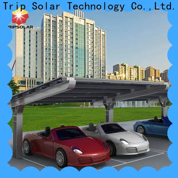 TripSolar carports with solar panels for business 1