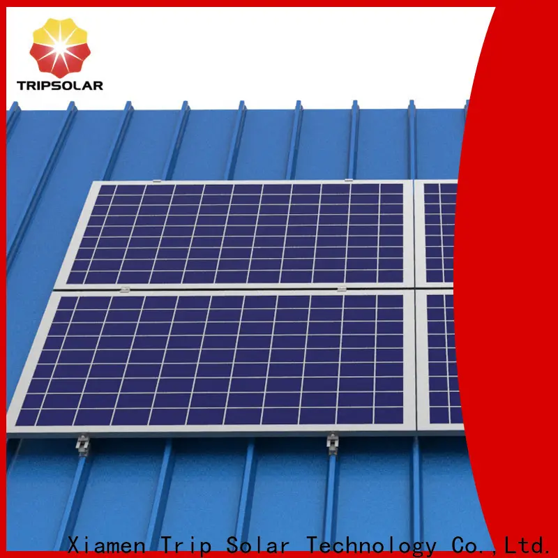 TripSolar Custom solar panel metal roof mounting systems manufacturers 1