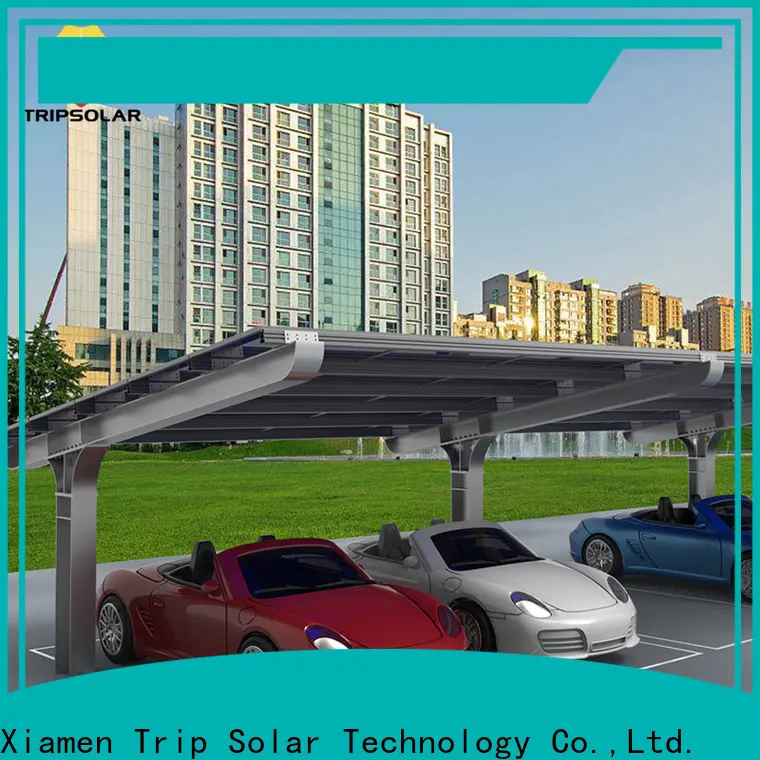 TripSolar solar carport frame for business1 1