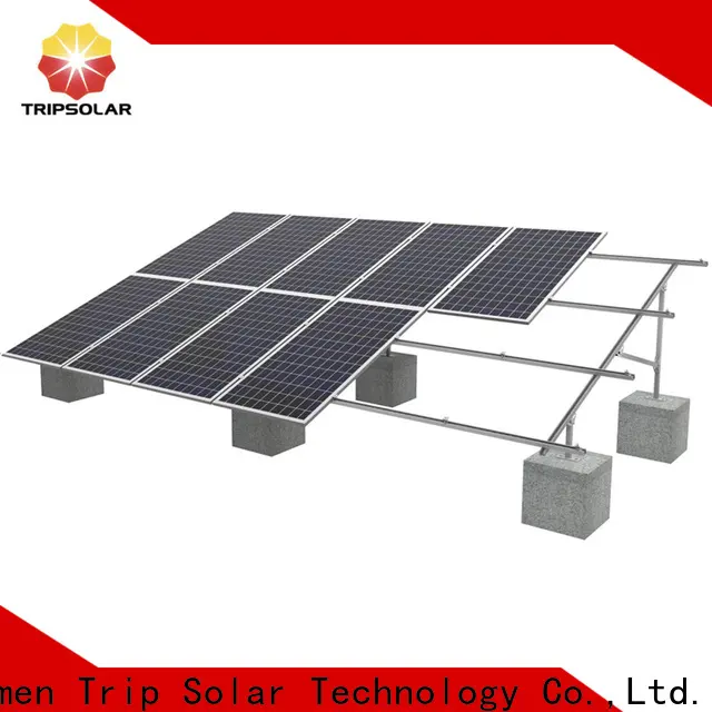 TripSolar ground solar mounting system factory1 1