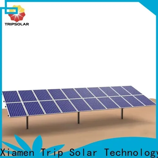 TripSolar solar ground racking system factory2 1