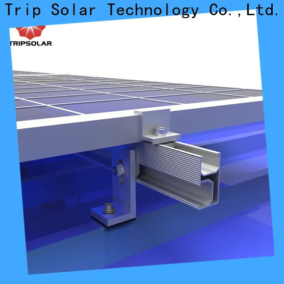 TripSolar solar flat roof mounting system factory1 1