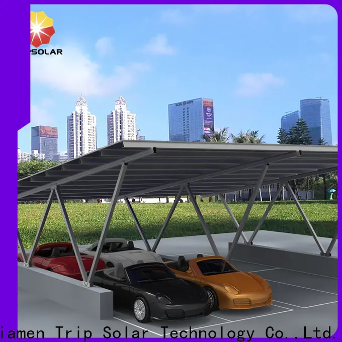 TripSolar solar carport structure manufacturers 1
