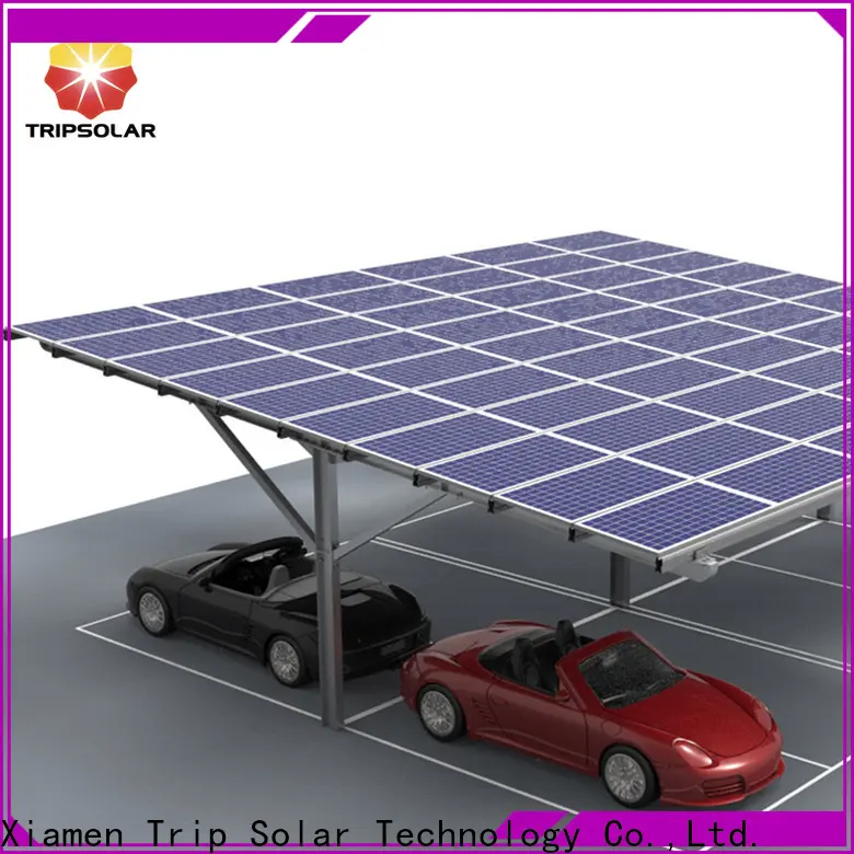 TripSolar New carports with solar panels factory 1