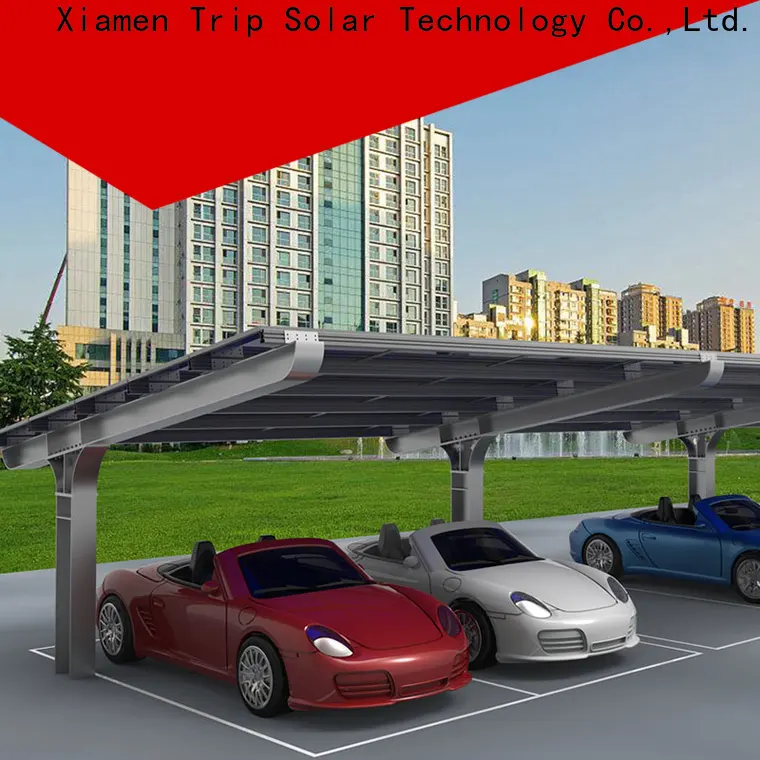 TripSolar New solar carport frame for business 1