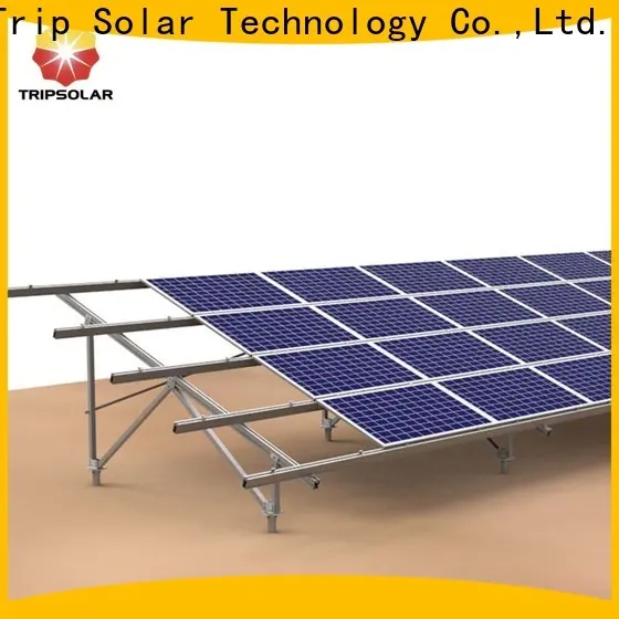 TripSolar Latest ground mount solar array factory 1