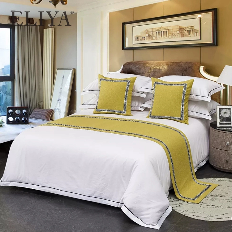 Custom Luxury King Size Bed Runner for Hotel 2