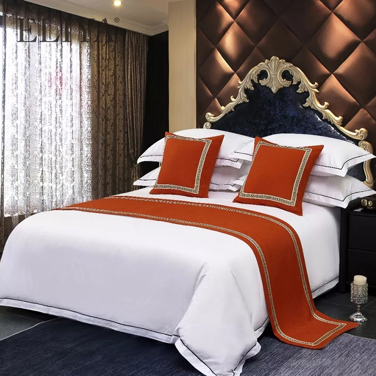 Custom Luxury King Size Bed Runner for Hotel 11