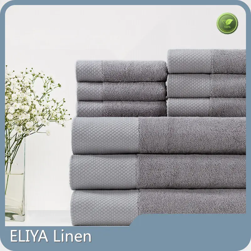 ELIYA Marque 100 ensembles de serviettes d'hôtel, fournisseur L/C de marque 1