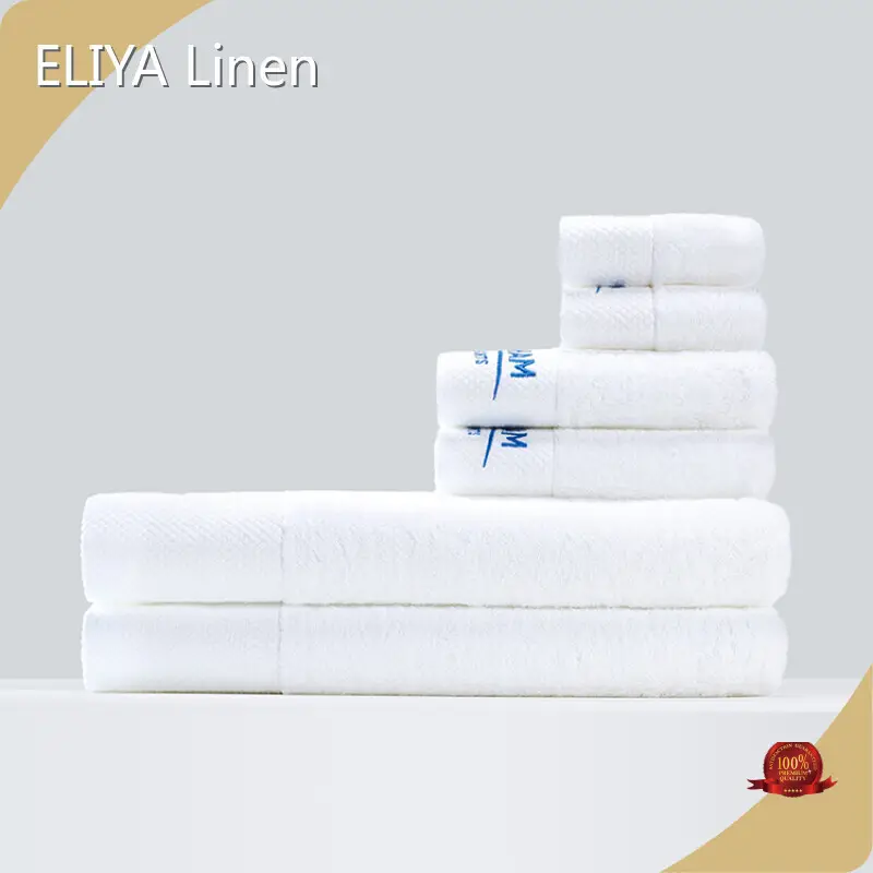 Qualité ELIYA Serviettes d'hôtel blanches de marque d'hôtel 1