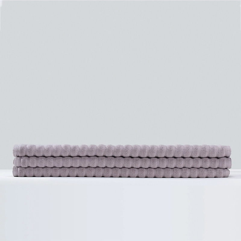 Tapis de bain de sol en jacquard doux en coton blanc de salle de bains d'hôtel d'approvisionnement 1