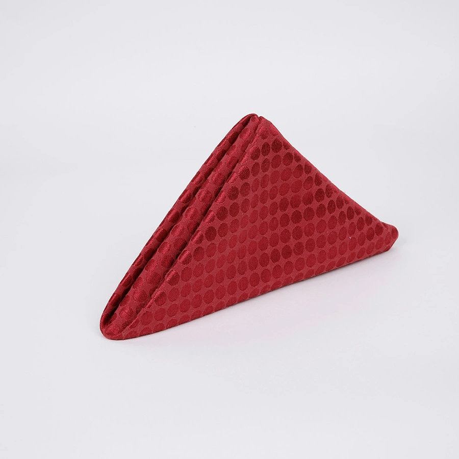 Servilletas de lino de mesa blancas de lujo para cena de hotel de cinco estrellas con anillo 1