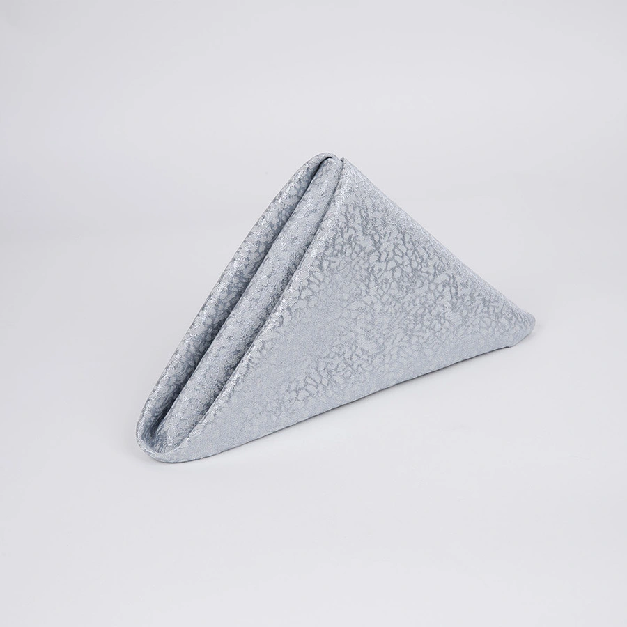 Entrega rápida Logotipo personalizado Jacquard Mantel Servilletas de lujo Mantel de algodón Funda para silla Servilleta de tela 1