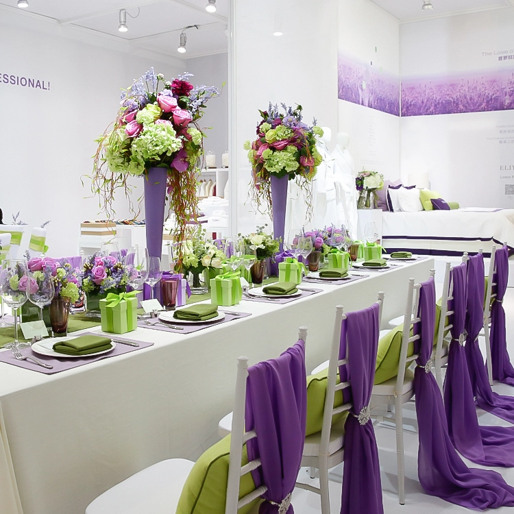 ELIYA design table white background table cover banquet dinning custom wedding party table cloths 1