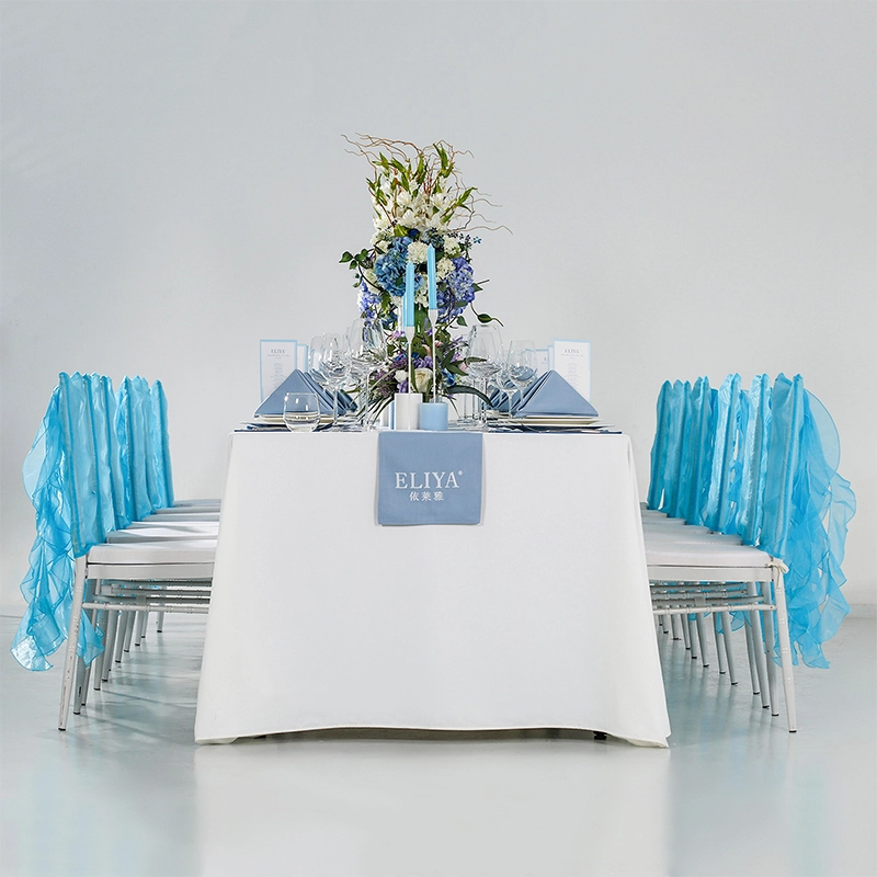Nappes de table de banquet d'hôtel de restaurant personnalisées en gros de haute qualité 1
